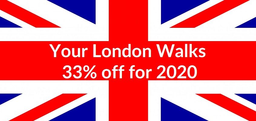 Staycation Deal – 33% off London Walks for 2020